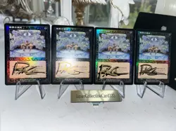 4 set MTG Signed Foil Dark Ritual Masques Japanese SP-MP - Image 1
