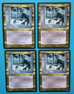 Magic the Gathering MTG Ice Age DIABOLIC VISION X4 LP/EX U 1995 Vintage! - Image 1