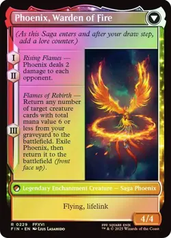 Joshua, Phoenix's Dominant FOIL - 0229 - Rare - Final Fantasy FIN MTG - Image 2
