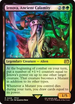 Jenova, Ancient Calamity FOIL - 0228 - Rare - Final Fantasy FIN MTG - Image 1