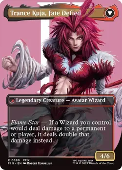 Kuja, Genome Sorcerer BORDERLESS - 0399 - Rare - Final Fantasy FIN MTG - Image 2