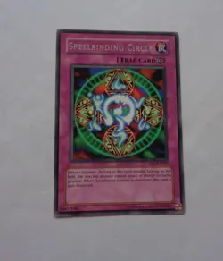 Spellbinding Circle DB1-EN006 (Rare, Unlimited, Lightly Played / LP) Yugioh - Image 1