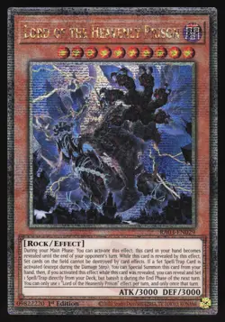 Lord of the Heavenly Prison - RA03-EN029 - Quarter Century Secret Rare - Yugioh - Image 1