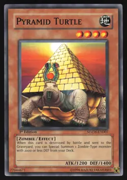 Pyramid Turtle - SDZW-EN007 - Common - 1st Edition Yugioh - Image 1