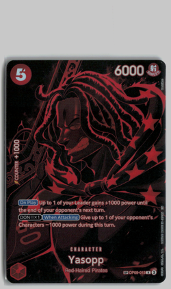 One Piece TCG OP09-013 Yasopp SP OP12 Legacy Of The Master - Image 1