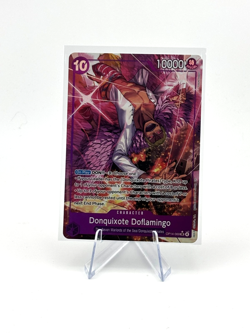 One Piece TCG Donquixote Doflamingo OP14-069 SR Alt Art Azure Sea's Seven NM/M - Image 1