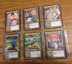 Bandai One Piece Card Game CCG 2005 Gold Silver Rare Promos Luffy Nami Chopper + - Image 1