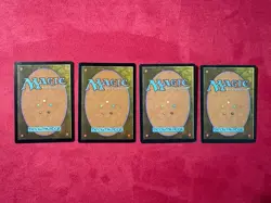 Tempest Swamp X4 Variety Land Lot Magic The Gathering MTG 1997 MP Vintage TMP - Image 2