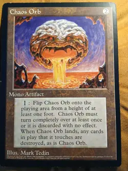 Chaos Orb Oversized 6x9 Promo MTG Magic [MINT] - Image 1