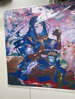 MTG Wandering Emperor cherry blossoms viewing Playmat & 100 Sleeves Two-man Ver. - Image 4