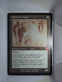 MTG - Brothers' War: Retro Frame - Platinum Angel - 104 - Image 1