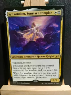 Syr Vondam, Sunstar Exemplar - Edge of Eternities - Rare - NM (See pics) MTG - Image 1