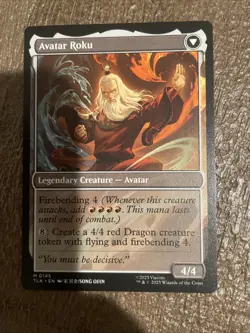 The Legend of Roku 145 NM Mythic NonFoil - MTG Avatar NM Free Shipping - Image 2
