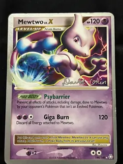 Mewtwo LV. X 144/146 - Pokemon World Championships 2009 Rare Card - Image 1