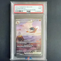 Pokemon TCG Charizard EX 199/165 SV Scarlet & Violet 151 Card PSA 9 Mint - Image 1