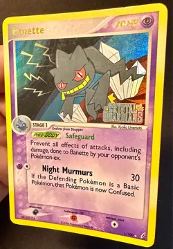 Banette 1/100 EX Crystal Guardians Pokemon Card Reverse Holo Rare Stamped - Lp - Image 2