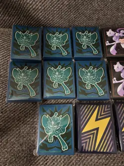 Lot Of 12 Pokemon New Sealed Card Sleeves From Different ETBs - Image 2