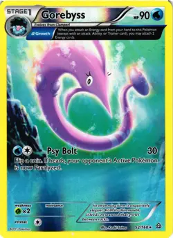 Pokemon TCG Gorebyss 52/160 XY Primal Clash Reverse Holo VLP - Image 1