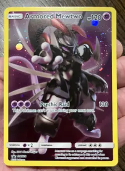 Pokemon TCG Armored Mewtwo SM228 Black Star Promo Card - Image 1