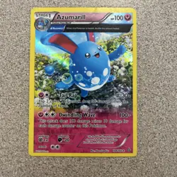 Pokemon TCG Azumarill Primal Clash 104/160 Regular Holo Rare MP - Image 1