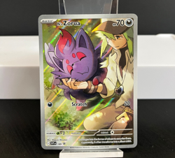Pokemon N's Zorua 189 Sv: Scarlet & Violet Promo Cards Holo - Image 1