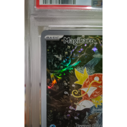 2023 Pokemon MAGIKARP PAL- EVOLVED EN (IR) ILLUSTRATION RARE #203 PSA8 NM-MT - Image 2