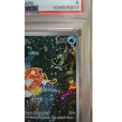 2023 Pokemon MAGIKARP PAL- EVOLVED EN (IR) ILLUSTRATION RARE #203 PSA8 NM-MT - Image 3