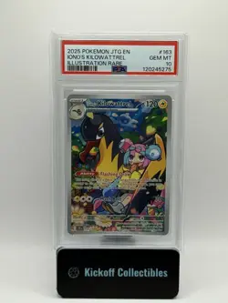 2025 POKEMON JTG EN-JOURNEY TOGETHER ILLUSTRATION RARE IONO'S KILOWATTREL PSA 10 - Image 3