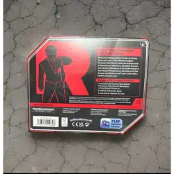 Team Rocket's Mewtwo ex Pokemon TCG Tin - Factory Sealed - Image 2