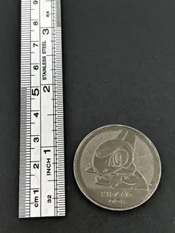 Axew Pokemon Coin Toy Black Japanese Very Rare Nintendo Collection JAPAN - Image 2