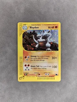 Pokemon TCG Rhydon H27/H32 Holo Rare E-Reader Vintage Skyridge - NM - Image 1