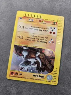 Pokemon TCG Rhydon H27/H32 Holo Rare E-Reader Vintage Skyridge - NM - Image 4