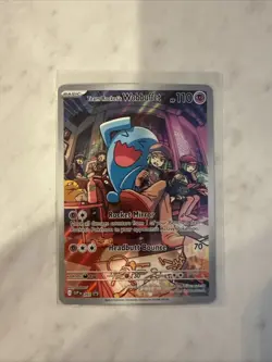 Pokemon Team Rocket's Wobbuffet 203 Promo SV Scarlet & Violet Rare Card - Image 1