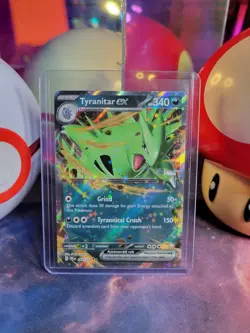 Tyranitar Ex 64/131 Pokemon TCG S&V Prismatic Evolutions Double Rare Holo NM - Image 1