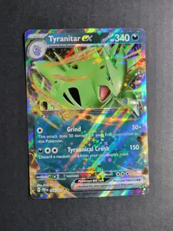Tyranitar Ex 64/131 Pokemon TCG S&V Prismatic Evolutions Double Rare Holo NM - Image 2