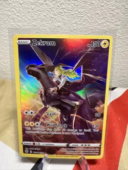 Pokemon TCG Zekrom Holo Ultra Rare Card TG05/TG30 Brilliant Stars - Image 1