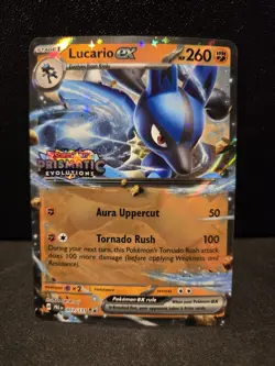 Lucario EX 051/131 Prismatic Evolutions Stamped Promo Pokemon TCG NM - Image 1