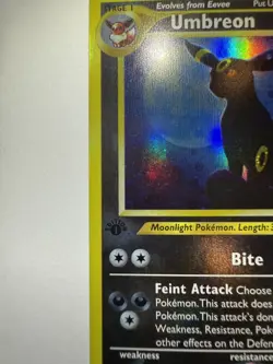 Umbreon Neo Discovery 1st Edition 13/75 Holo Pokemon Card 2001 - Image 4