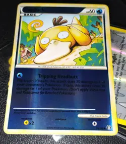 Pokemon Reverse Holo Psyduck 74/102 HeartGold & SoulSilver Triumphant LP - Image 1