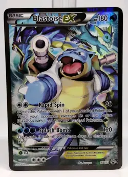 Pokemon Blastoise EX XY122 XY Holo Fast Shipping - Image 1