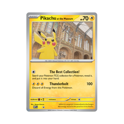 PRESALE: Pokemon x Natural History Museum Pikachu Promo (INTERNATIONAL SHIP) - Image 1