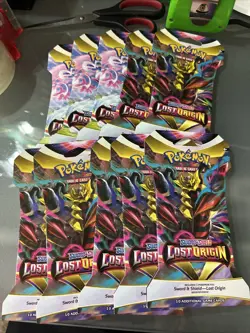 Lot Of 10 Pokemon TCG Lost Origin Sleeved Booster Packs New & Sealed - Image 2
