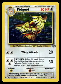 Pidgeot Holo 8/64 Jungle Pokemon - Image 1