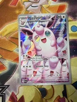 Wigglytuff - 105/094 - TCG Pokemon Phantasmal Flames - Illustration Rare NM - Image 1