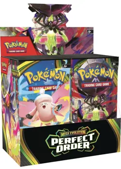 Pokemon TCG: Mega Evolution-Perfect Order Booster Display Box (36 Packs) PRESALE - Image 1
