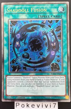 Carte YU-GI-OH! SHADDOLL FUSION RA04-EN231 QCSR NEUF - Image 1