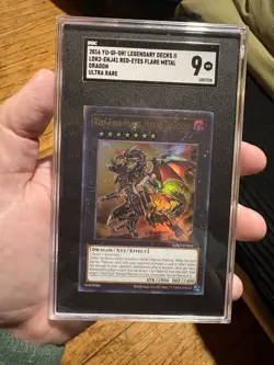 2016 YU-GI-OH! LEGENDARY DECKS II LDK2-ENJ41 RED-EYES FLARE METAL DRAGON ULTRA - Image 1