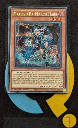 ALIN-EN023 Maliss P March Hare Secret Rare 1st Ed YuGiOh - Image 1