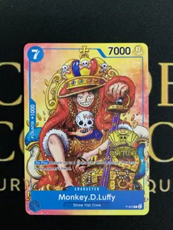 Monkey.D.Luffy (2nd Anniversary Stamped Promo) P-043 - One Piece TCG - English - Image 1
