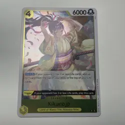 Kikunojo OP06-104 Wings of the Captain One Piece English NM R Foil Holo TCG CCG - Image 1